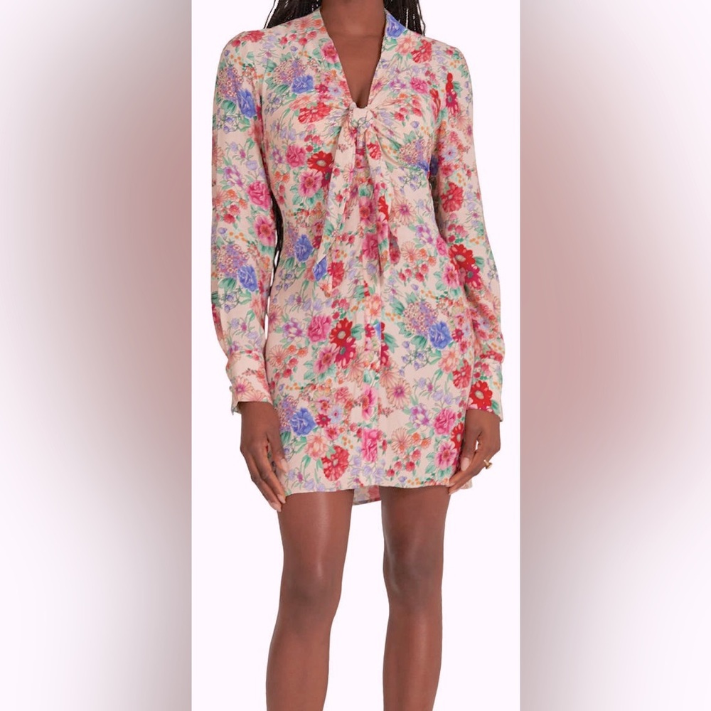 Favorite Daughter The Barely Holding It Together Floral Mini Dress Size 8 NWT